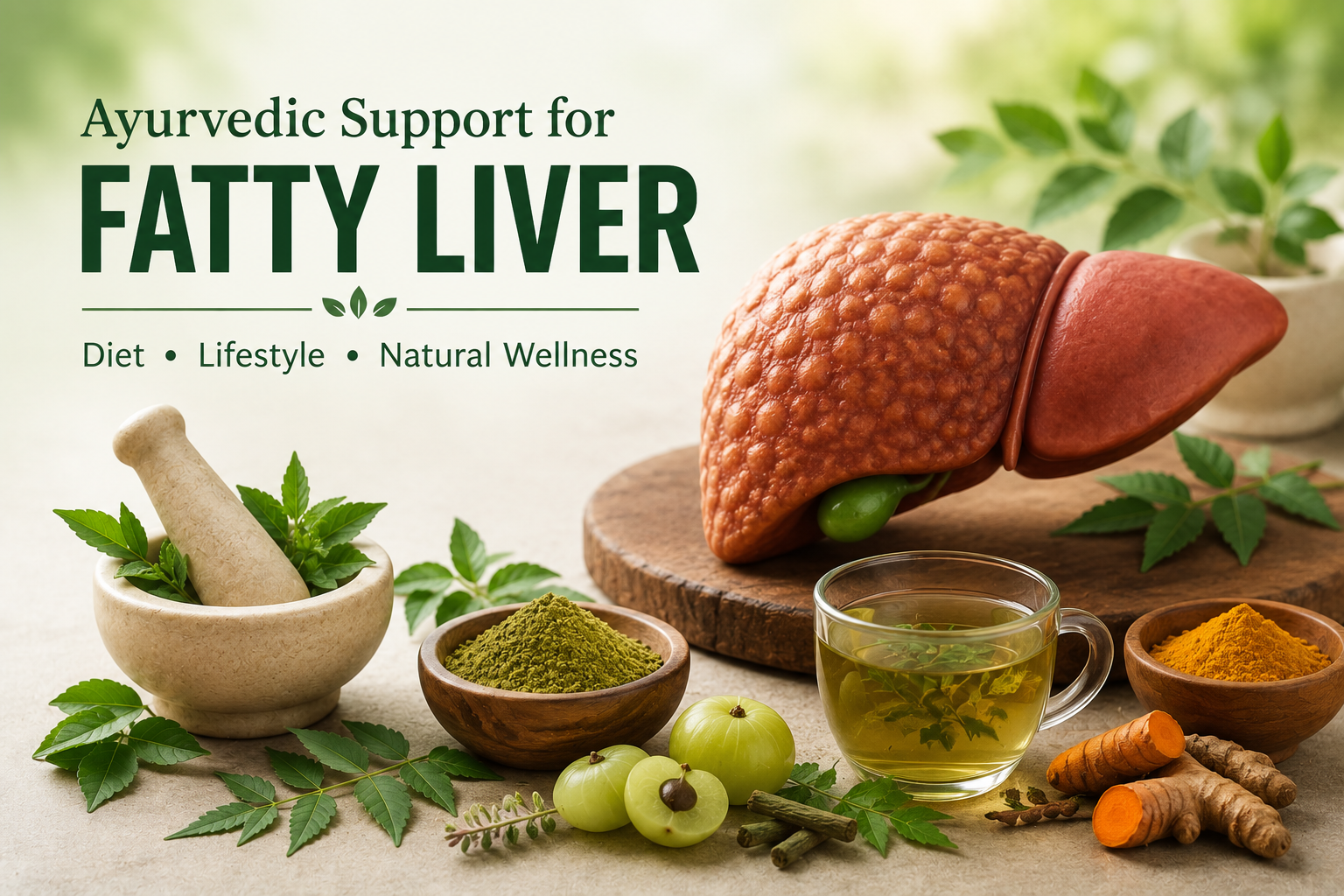 Fatty Liver Treatment in Ayurveda: Symptoms, Causes, Diet & Liver Health Support